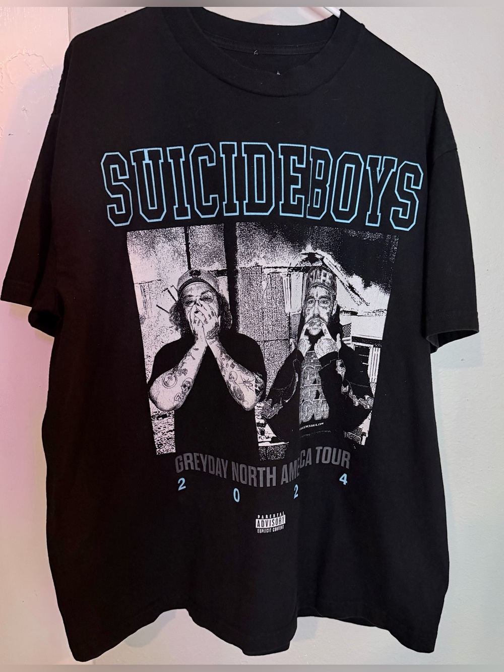 Suicideboys Shirt 2024 Greyday Tour G59 Black Size XL